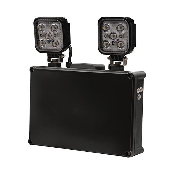 09102 - Spectrum 14W High Power Emergency Twin Spot - Black